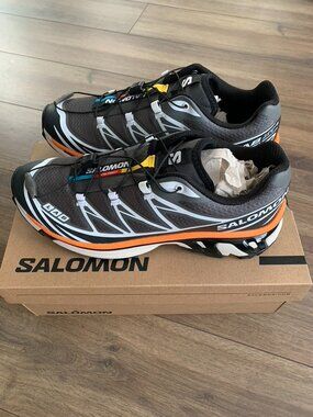 Salomon XT-6 Sneaker Women's 9.5 or Men's 8.5 in color black new in box